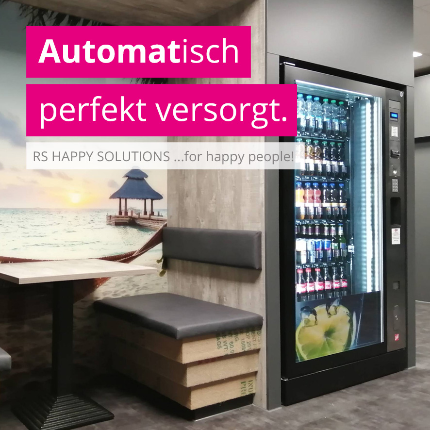 Automat integriert in den Raum