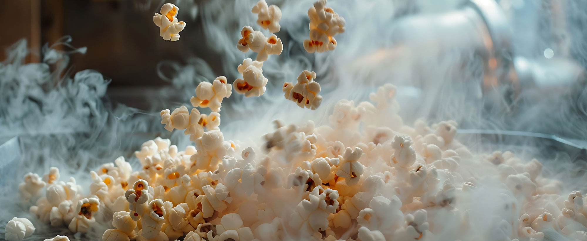 dampfendes Popcorn