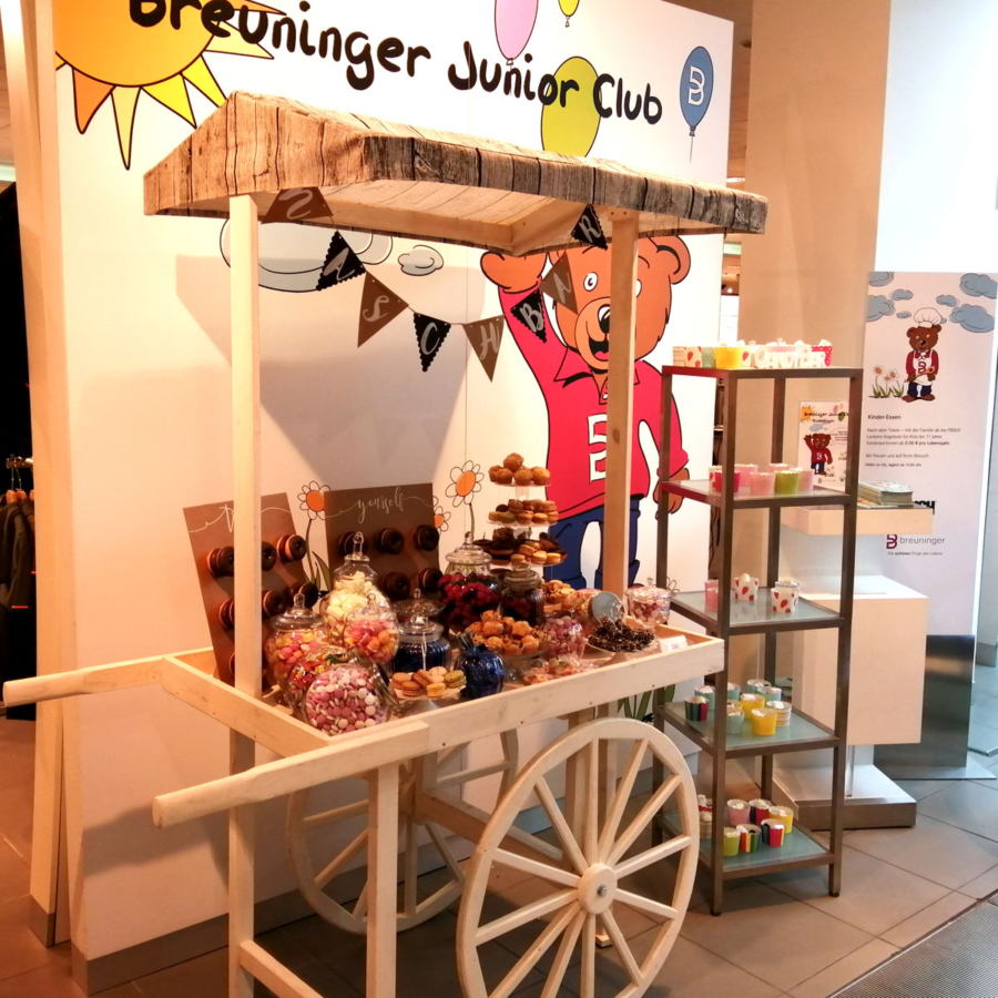 nostalgischer Aktionsstand