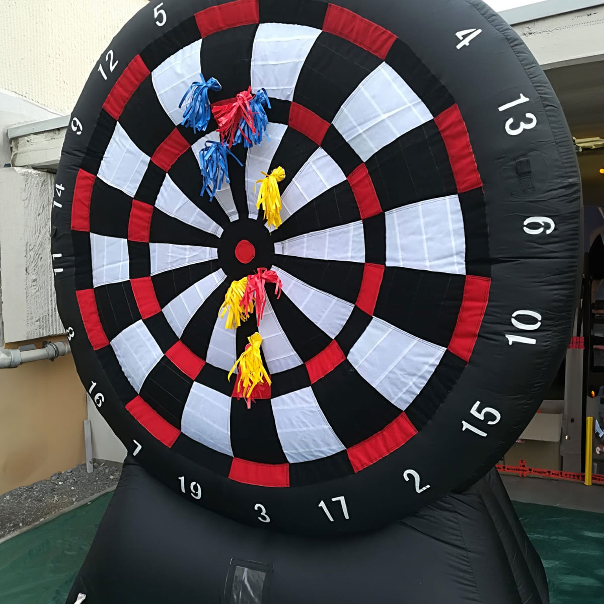 aufblasbare Dartscheibe