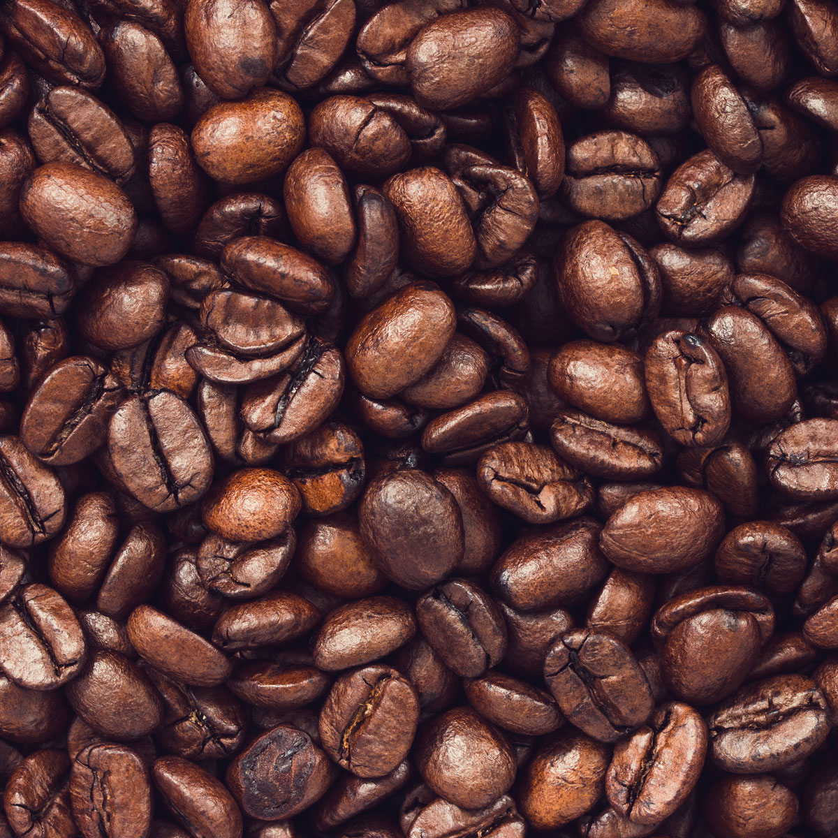 Nahaufnahme Kaffeebohnen