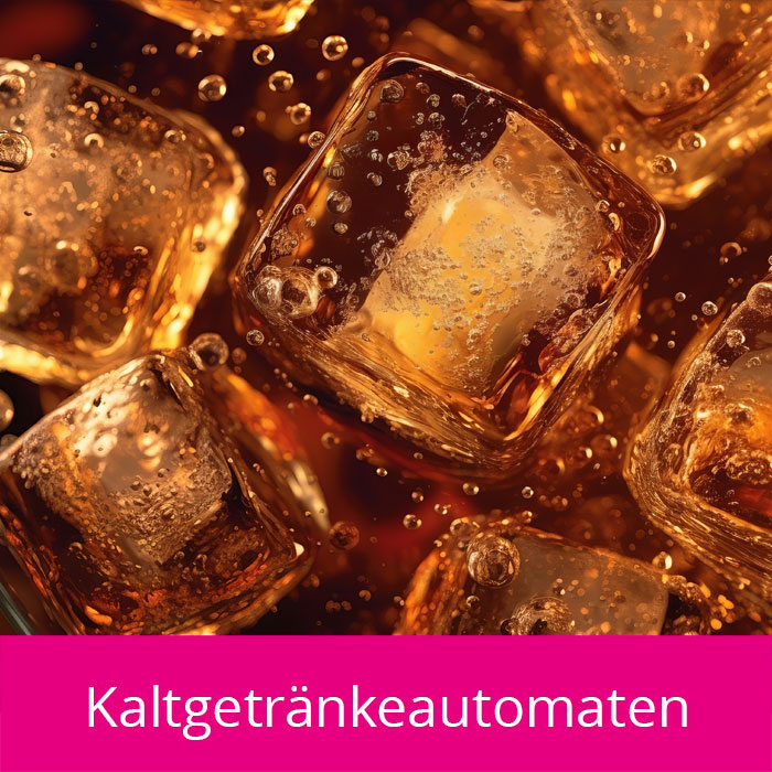 Nahansicht Eiswürfel in Cola
