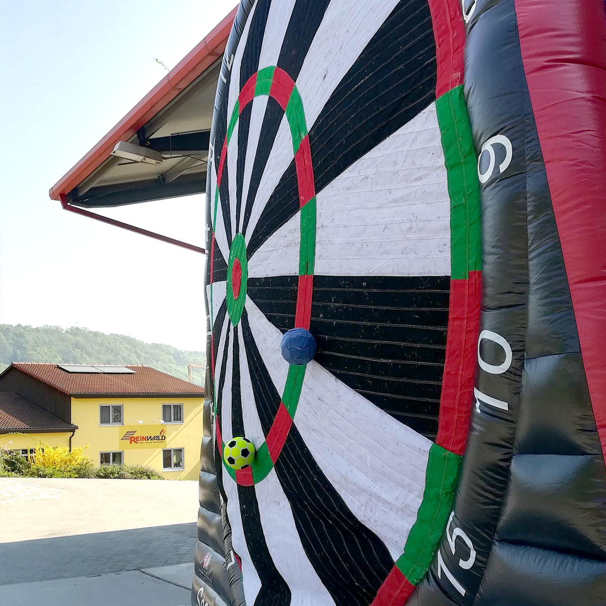 Seitenansicht XXL Torwand