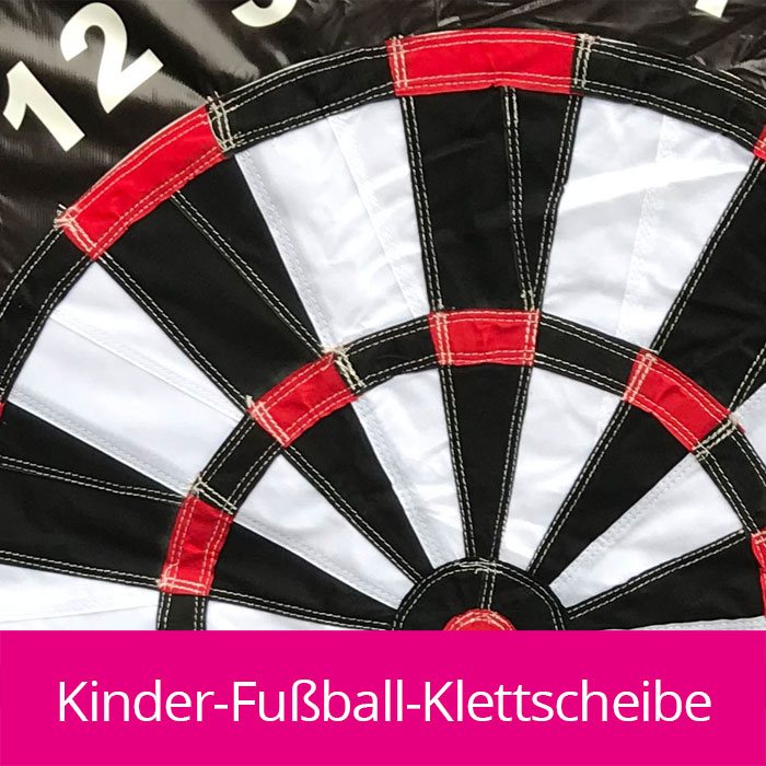 Nahaufnahme XXL Fussballdartscheibe