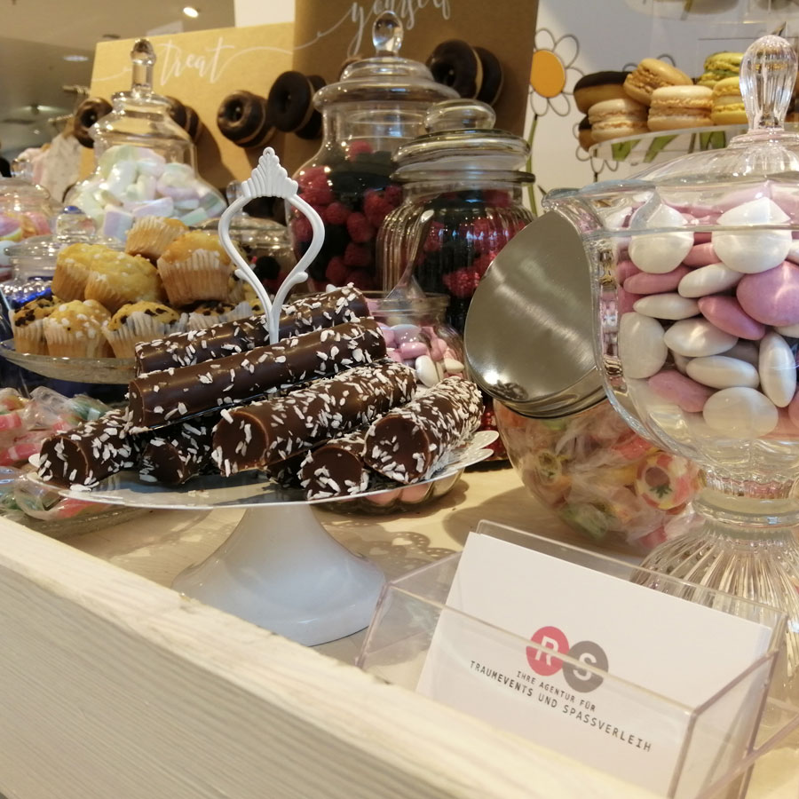 Süssigkeitenbuffet Nahaufnahme