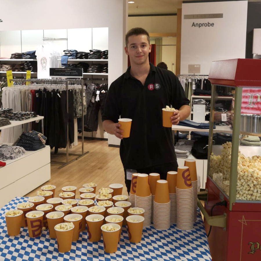 Popcornstand im Breuninger